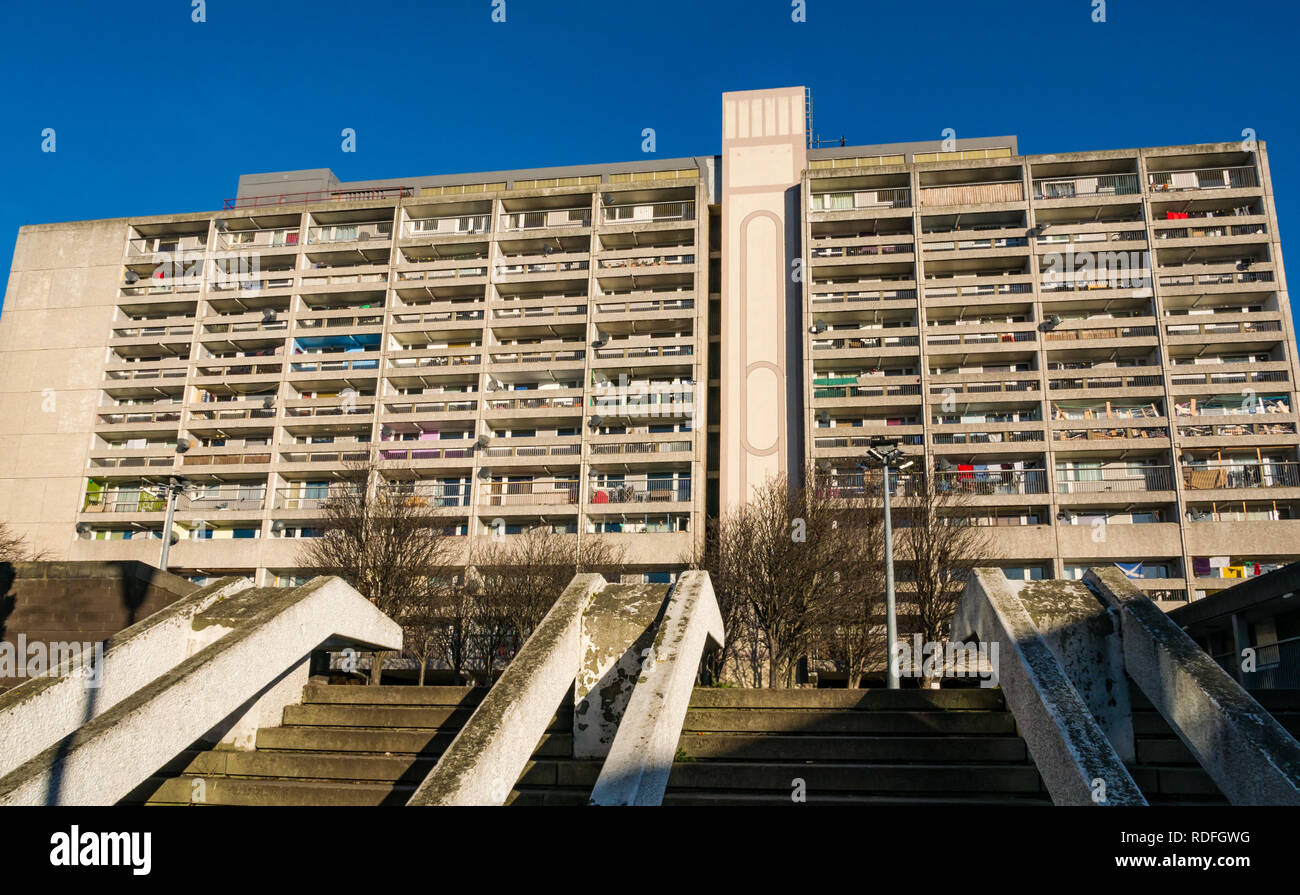 LInksview House, 1960s council social housing concrete tower block