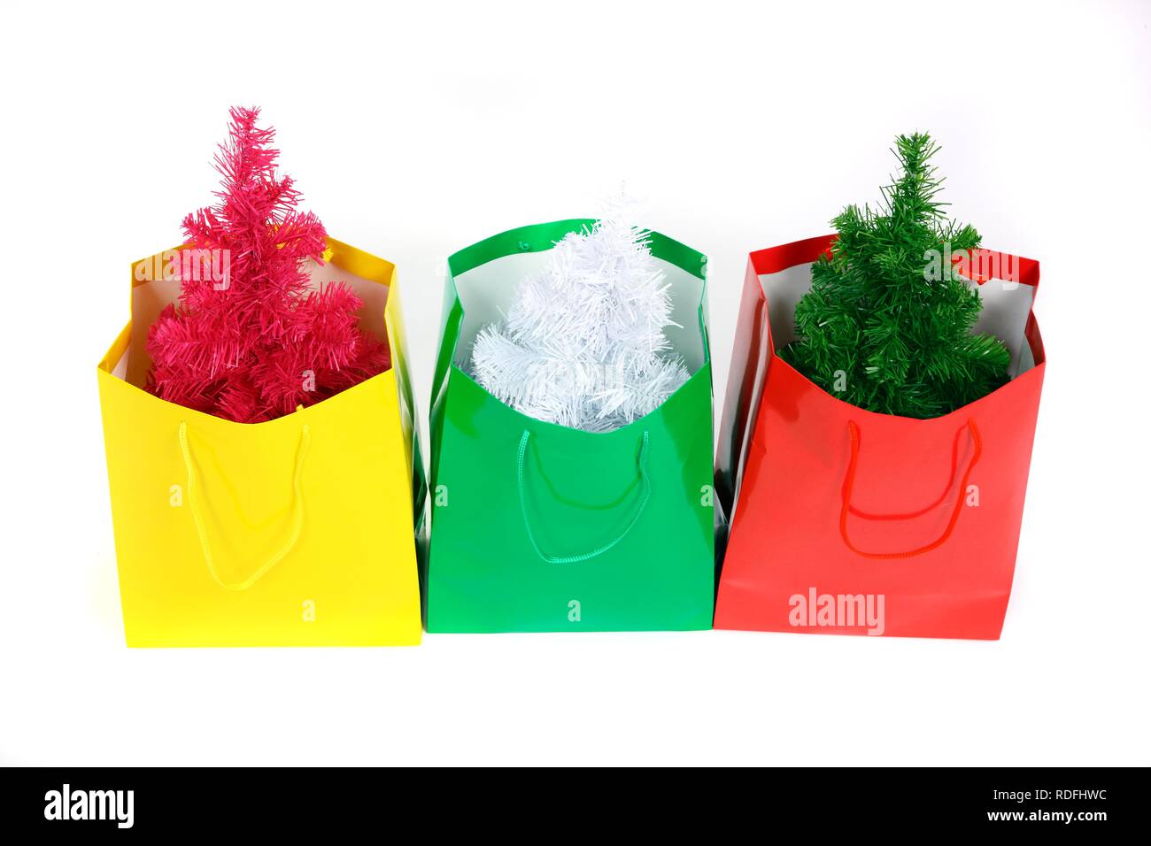 small plastic christmas gift bags