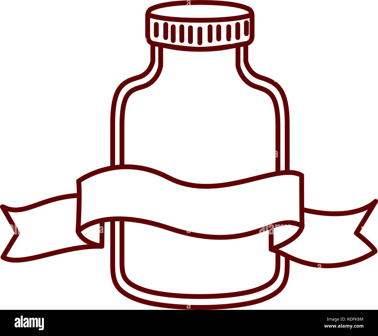 Empty jar ribbon isolated hi-res stock photography and images - Alamy