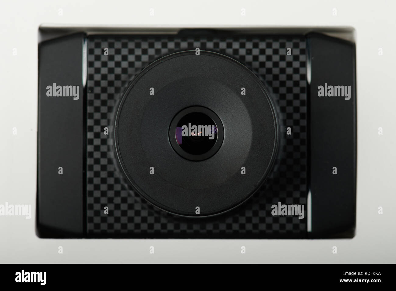 Digital dashboard car camera lens cose up view isolated Stock Photo Alamy