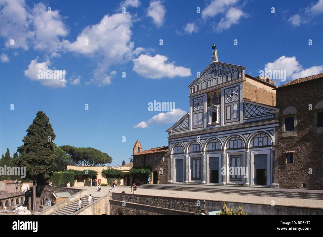 San Miniato al Monte, Florence, Unesco World Heritage Site, Tuscany, Italy, Europe Stock Photo