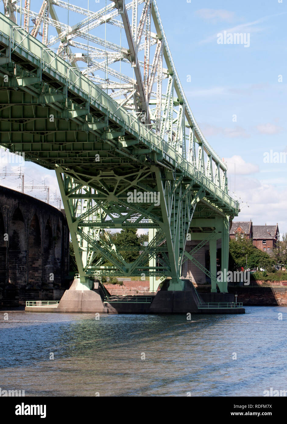 bridges on the ship canal Stock Photo