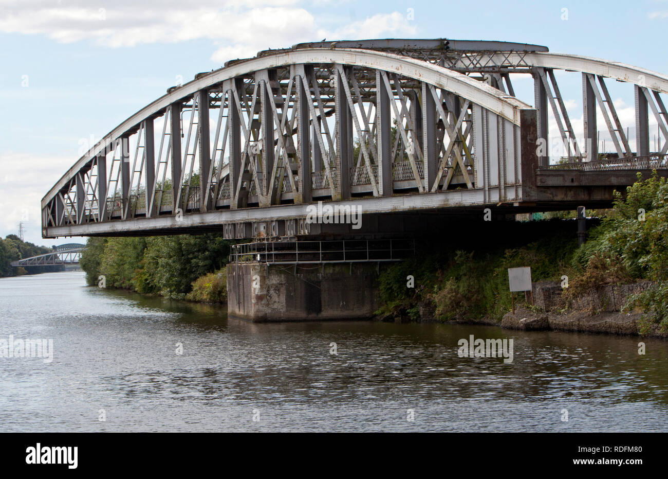 bridges on the ship canal Stock Photo