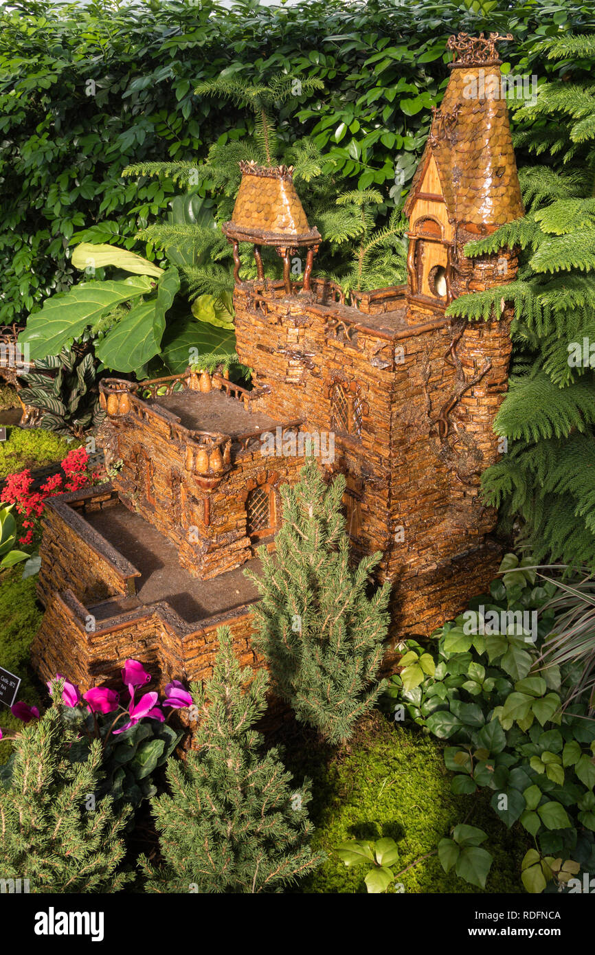 The Holiday Train Show In The Enid A Haupt Conservatory Is A