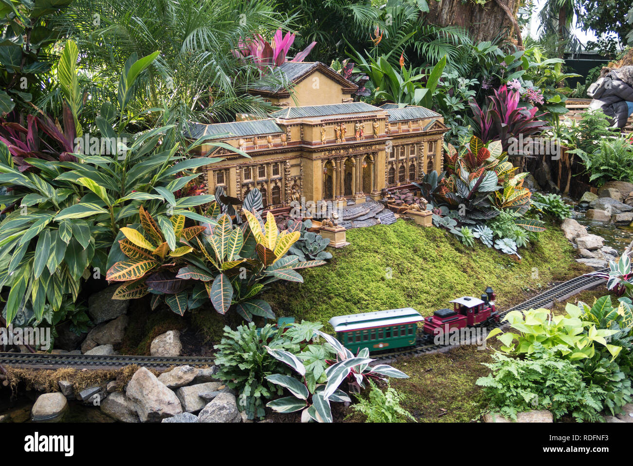 The Holiday Train Show In The Enid A Haupt Conservatory Is A