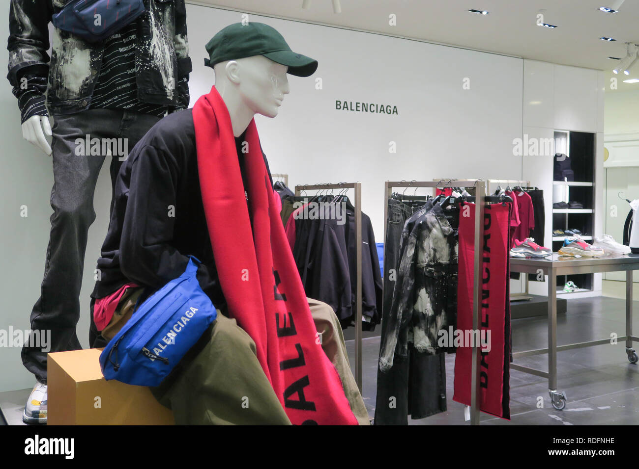 Mens Clothing Department in Saks Fifth Avenue Flagship Store in New York  City, USA Stock Photo - Alamy