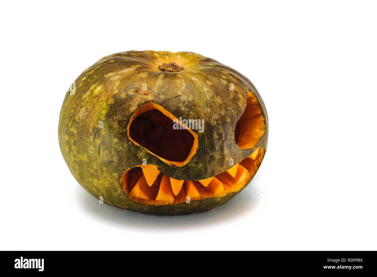 Halloween Pumpkin isolated on white background Stock Photo - Alamy