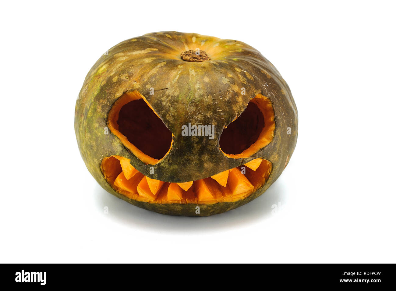 Halloween Pumpkin isolated on white background Stock Photo - Alamy