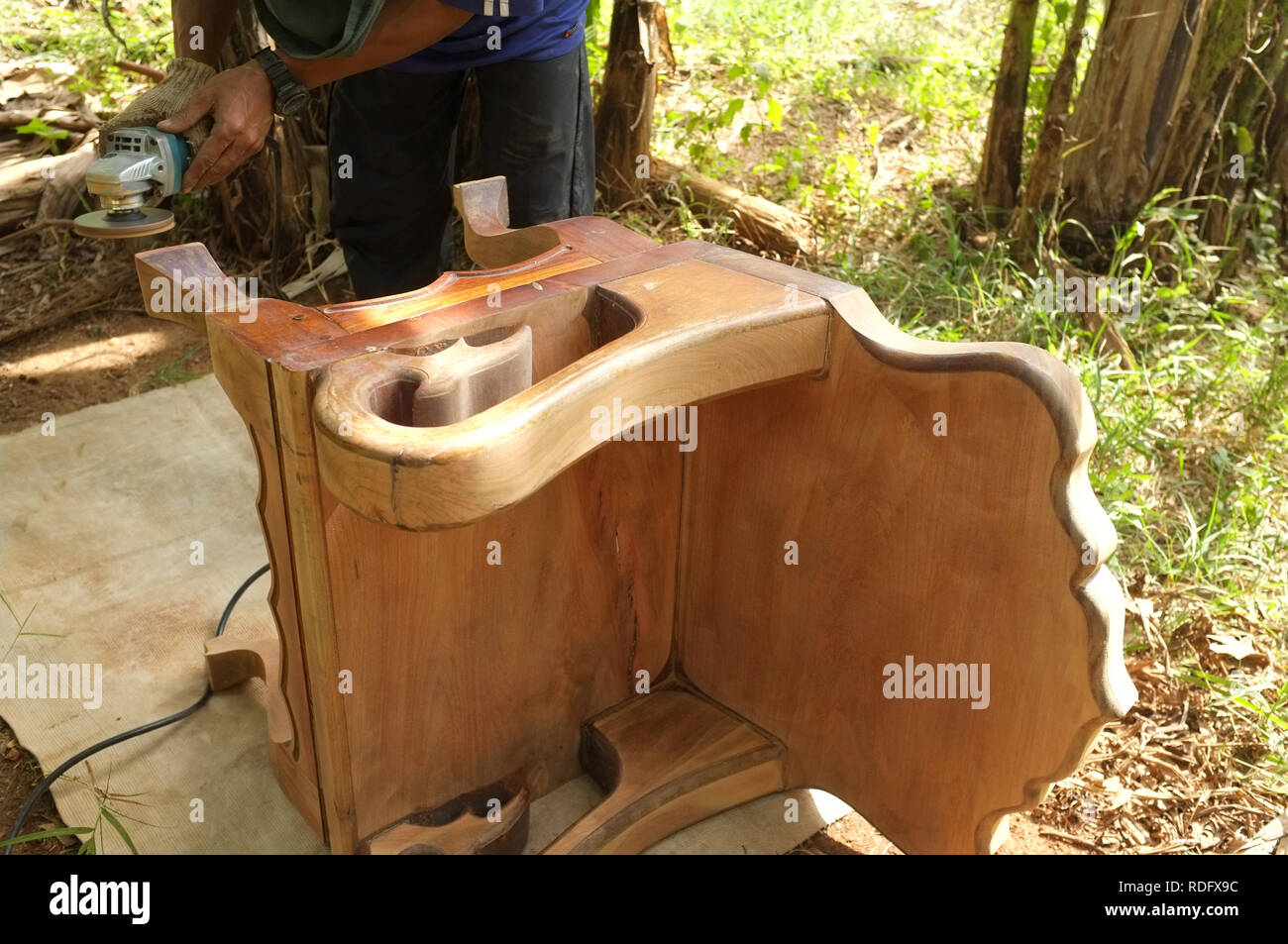 Small wood chair hi-res stock photography and images - Alamy