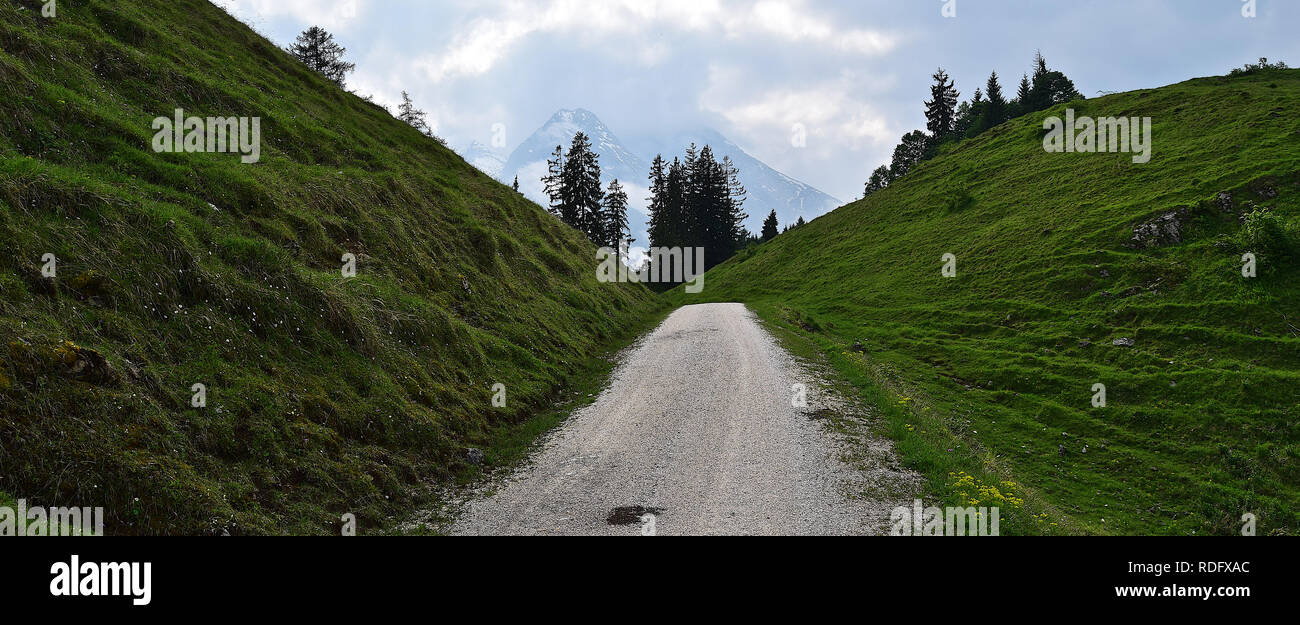 Jenner mid point, Bavarian Alps, Bavaria, Germany, 010617 Stock Photo