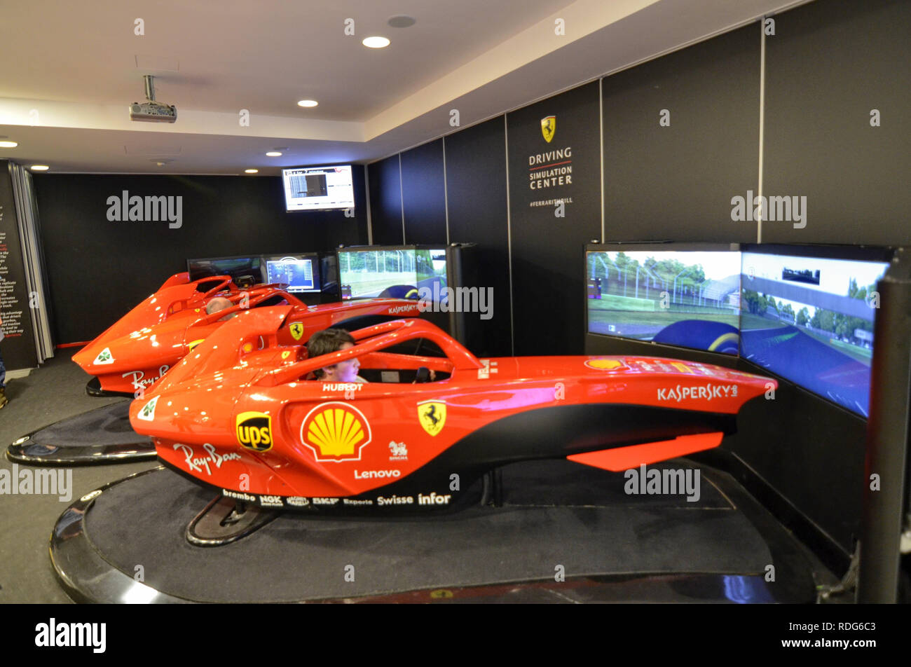 F1 and GT Driving Simulators Ferrari Museums 