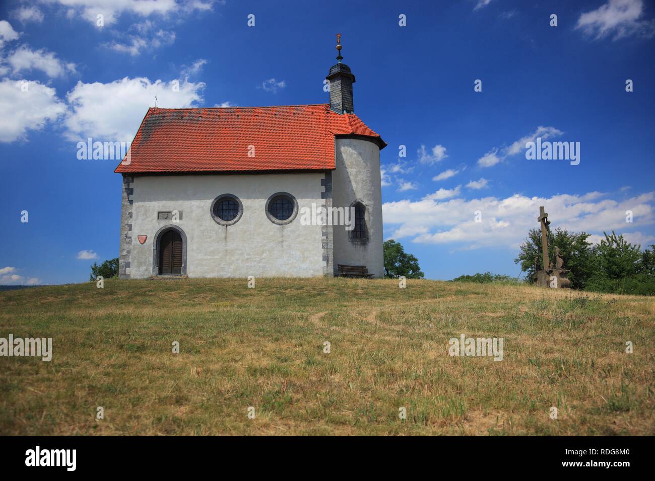 Gangolfskapelle chapel at Fladungen, Rhoen-Grabfeld district, Lower Franconia, Bavaria Stock Photo