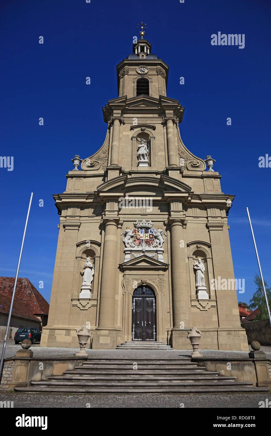 Parish church of St. Mauritius in Wiesentheid, district of Kitzingen
