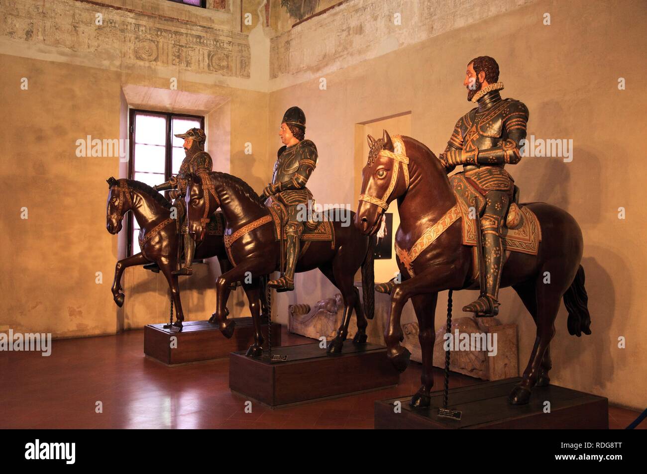 Statues in the museum of the Palazzo Ducale in Sabbioneta, UNESCO World Heritage Site, Lombardy, Italy, Europe Stock Photo