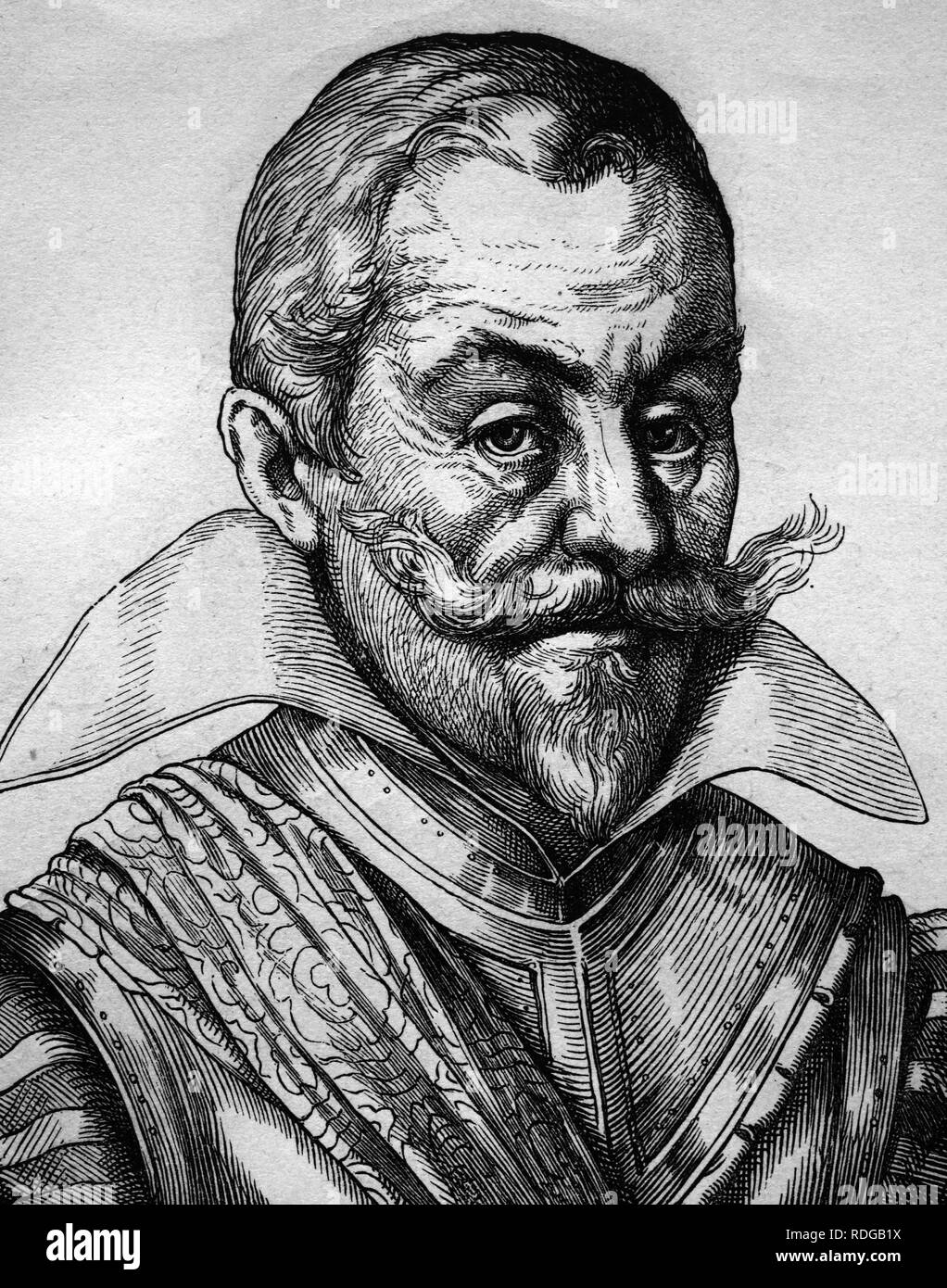 Johann Tserclaes, Count of Tilly, commander of the Catholic League in the Thirty Years' War, 1559 - 1632 Stock Photo