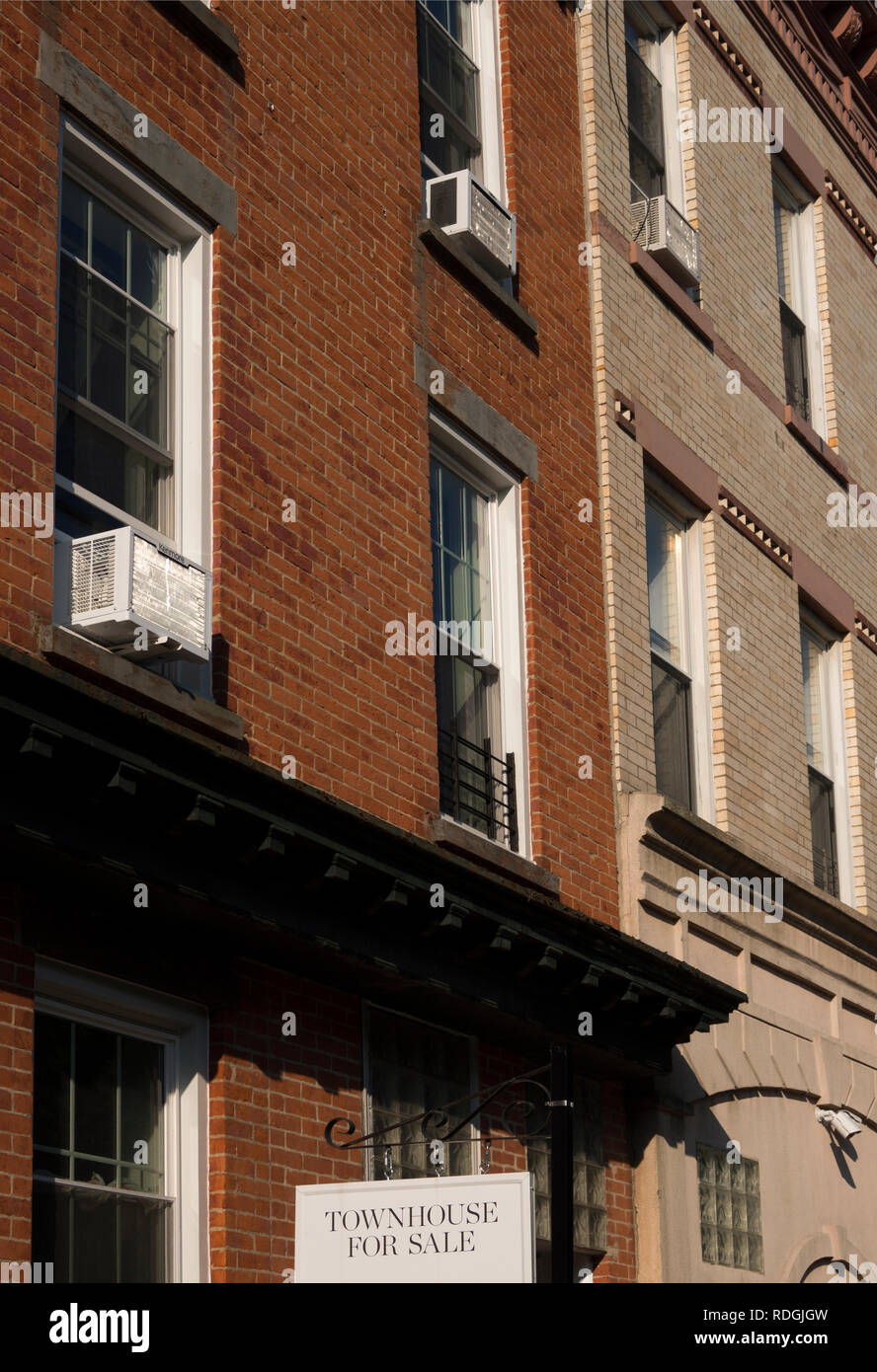 apartment buildings in Brooklyn New York City Stock Photo Alamy