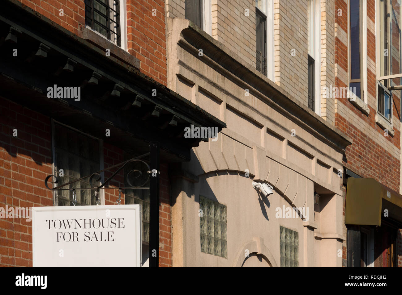 apartment buildings in Brooklyn New York City Stock Photo Alamy