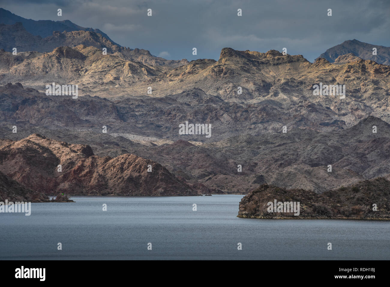 Davis Dam Hydroelectric Dam on the Colorado River near Laughlin, Nevada