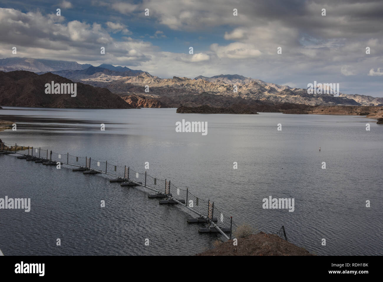 Davis Dam Hydroelectric Dam on the Colorado River near Laughlin, Nevada and Bullhead City