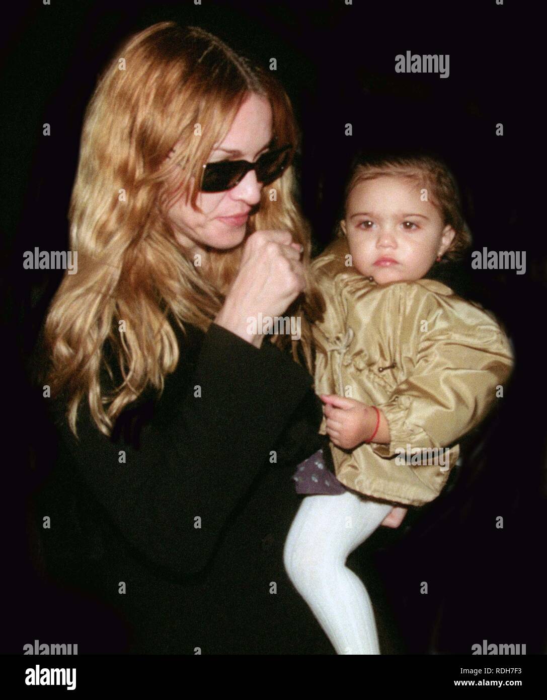 Madonna and daughter Lourdes Leon 1998 Photo By John Barrett/PHOTOlink Stock Photo