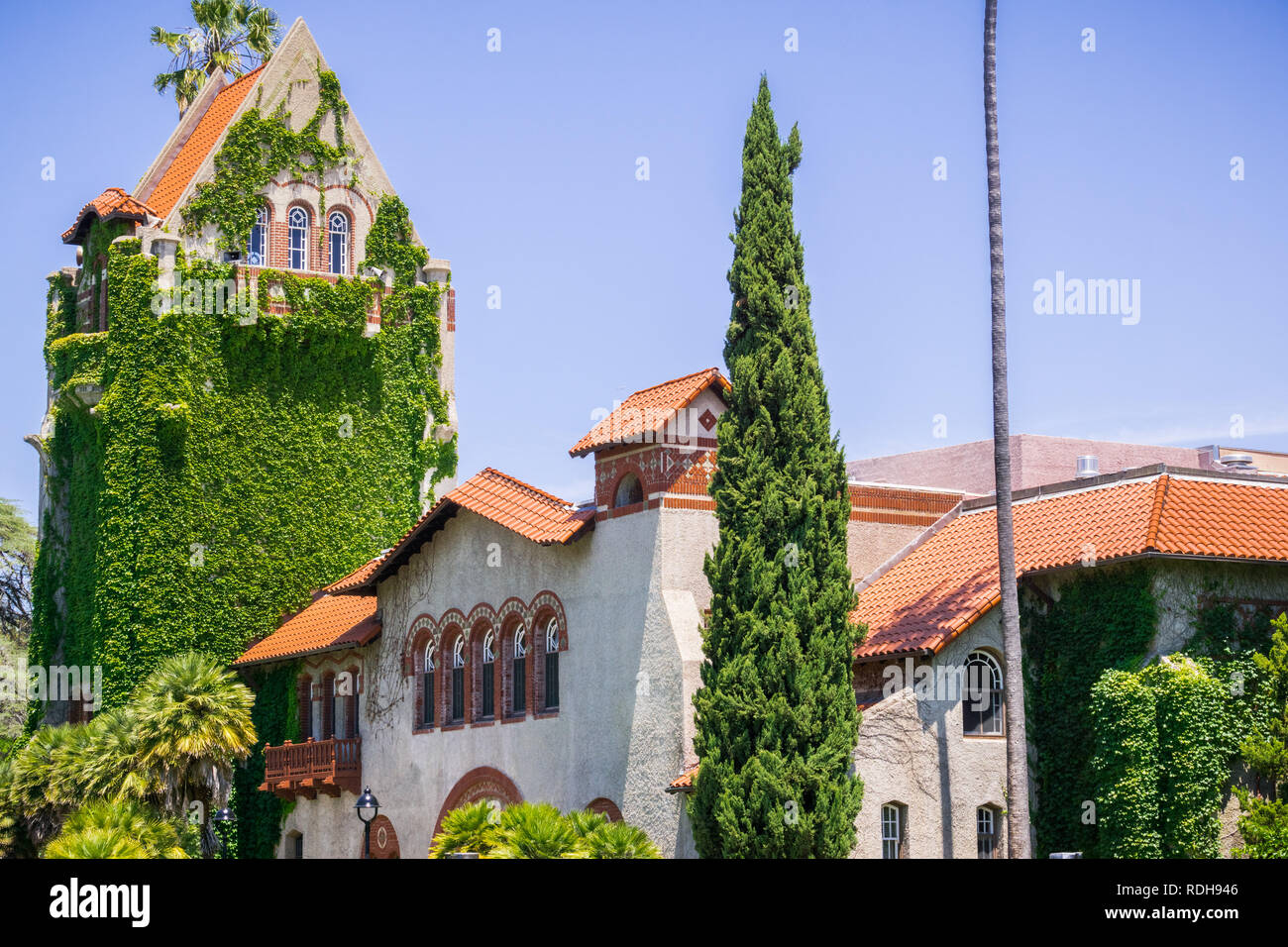 Old building at the San Jose State University; San Jose, California