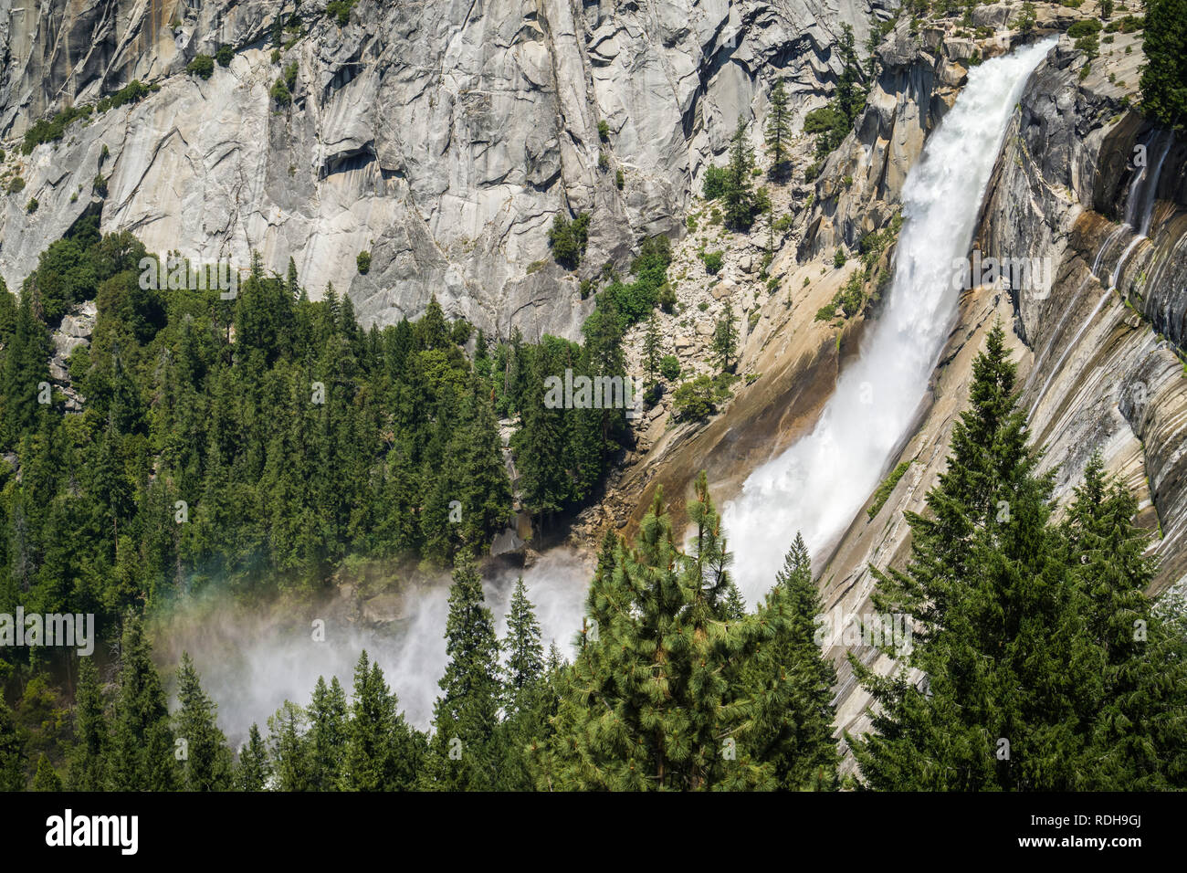Nevada Falls, Yosemite National Park, California Stock Photo