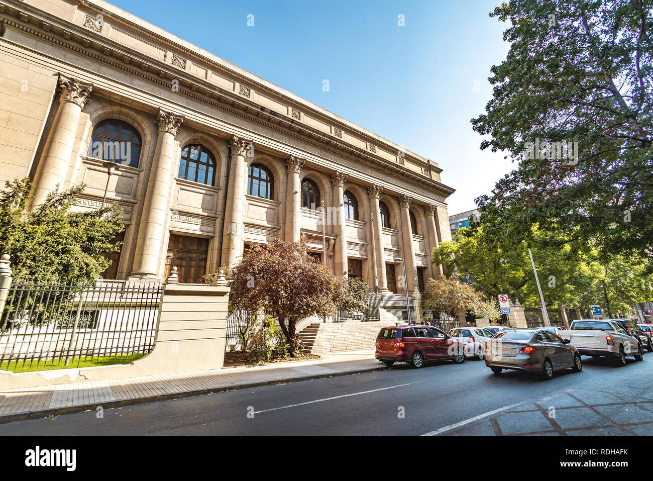 National Library - Santiago, Chile Stock Photo