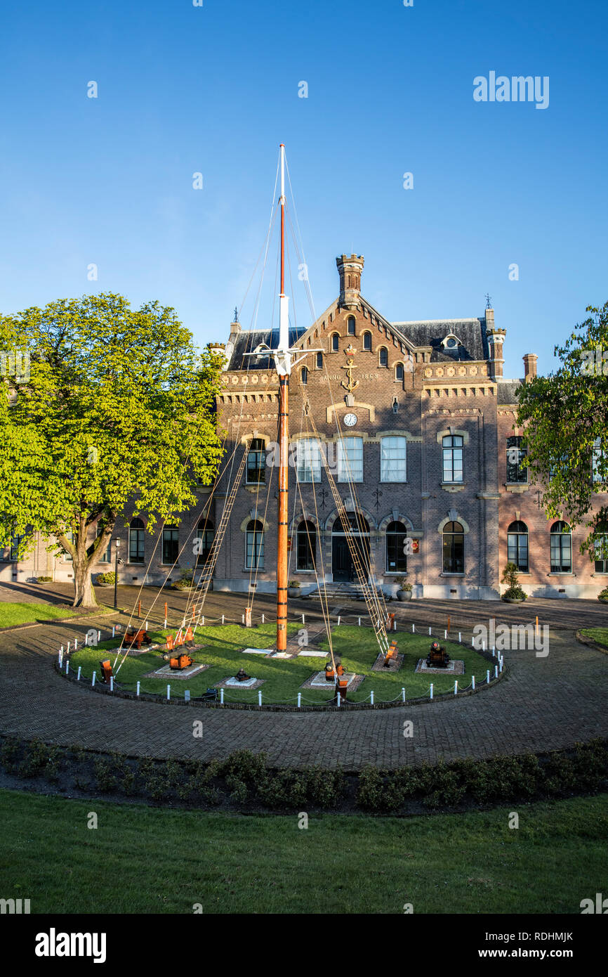 The Netherlands Den Helder, Royal Naval College, part of the Royal naval institute and part of the Netherlands defence academy. Stock Photo