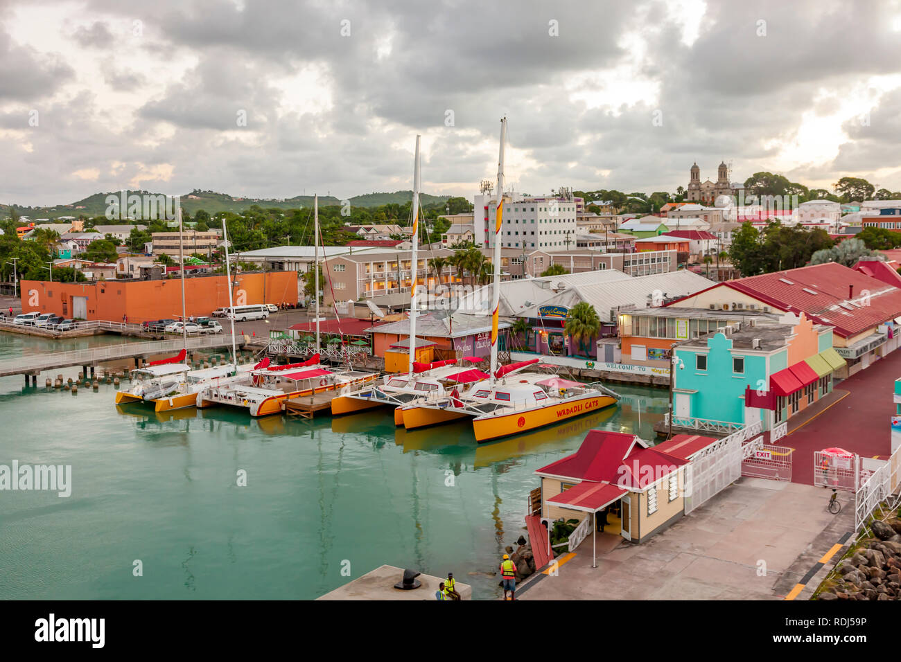 St John's Antigua. Stock Photo