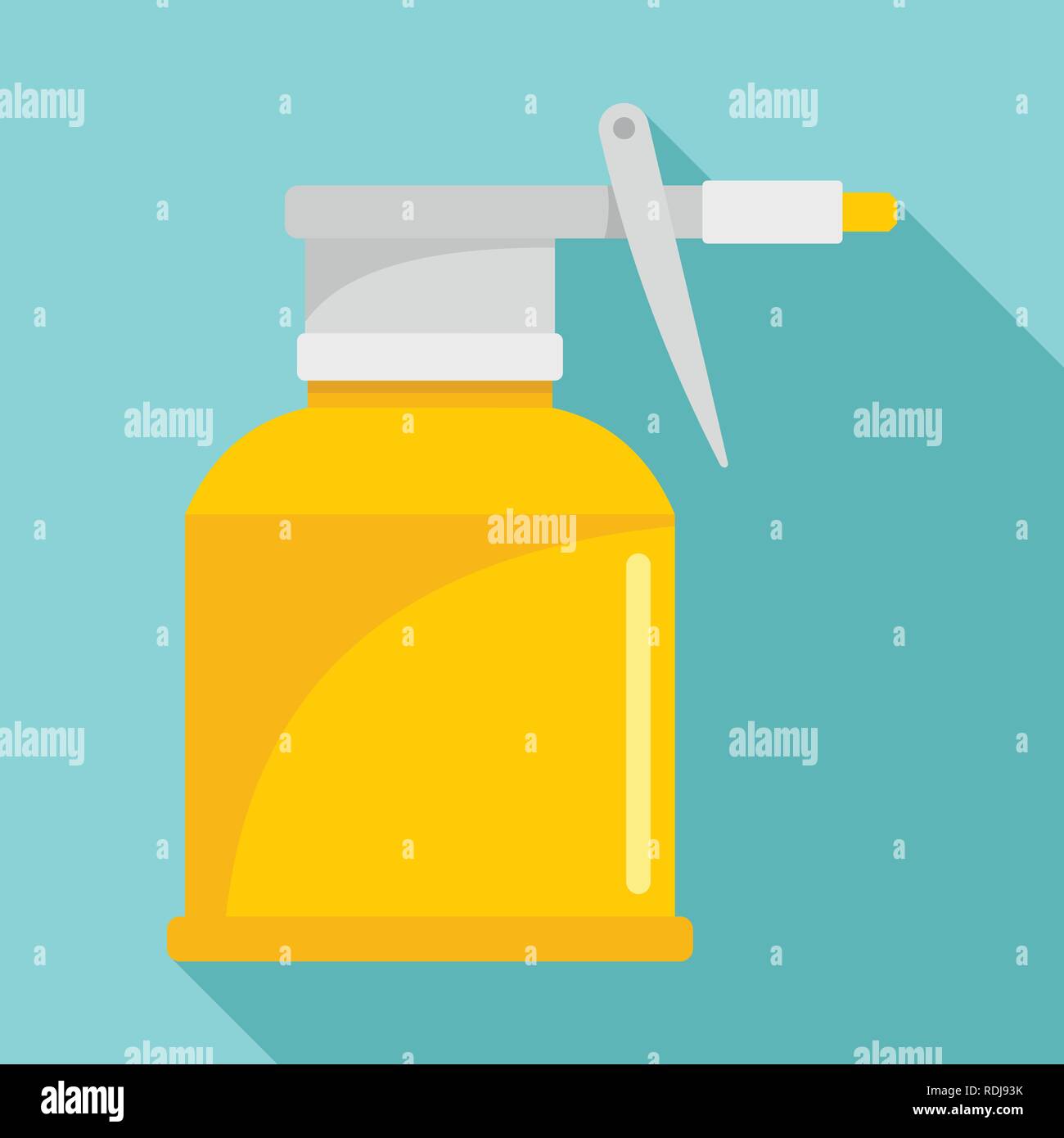 Car bottle spray icon. Flat illustration of car bottle spray vector ...