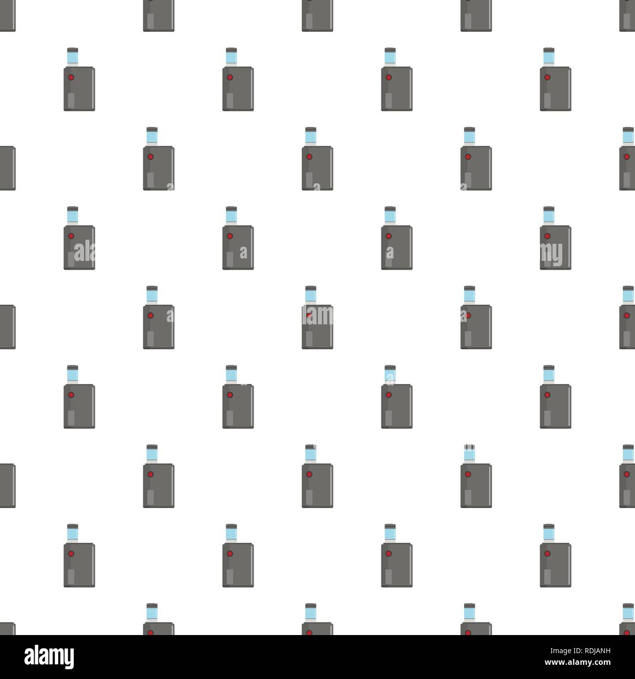 Vaping box pattern seamless vector repeat for any web design Stock Vector