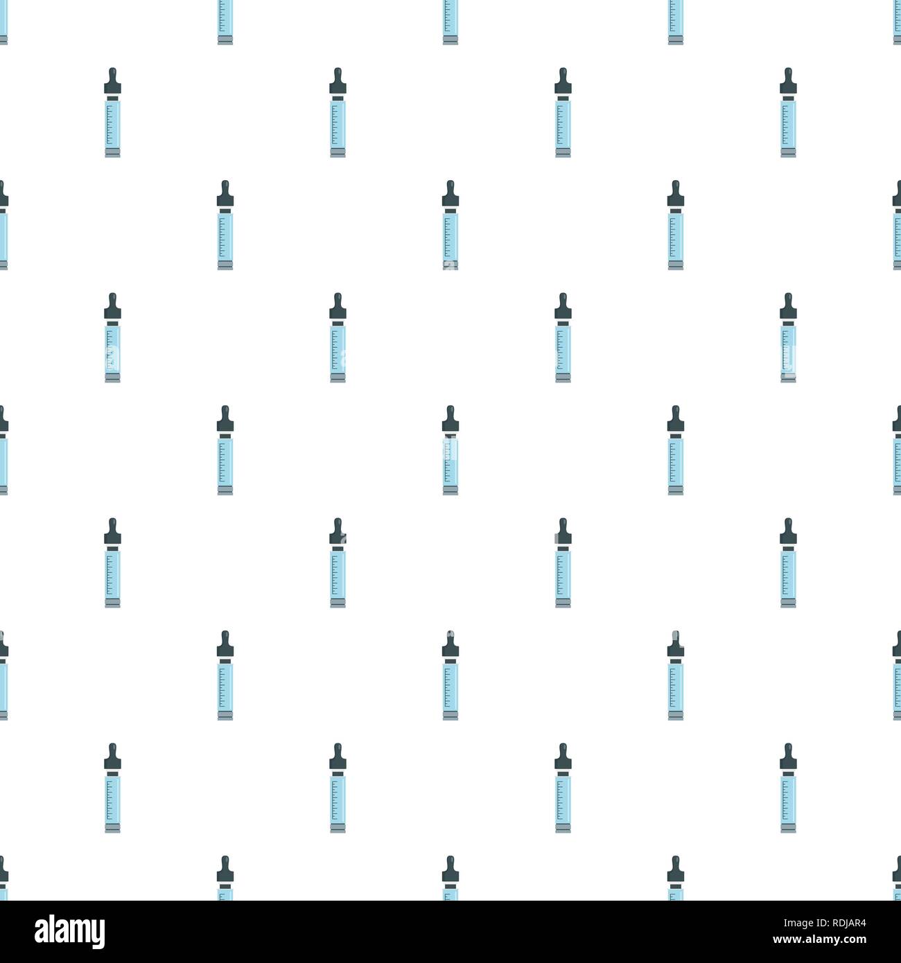 Vape dose pattern seamless vector repeat for any web design Stock Vector