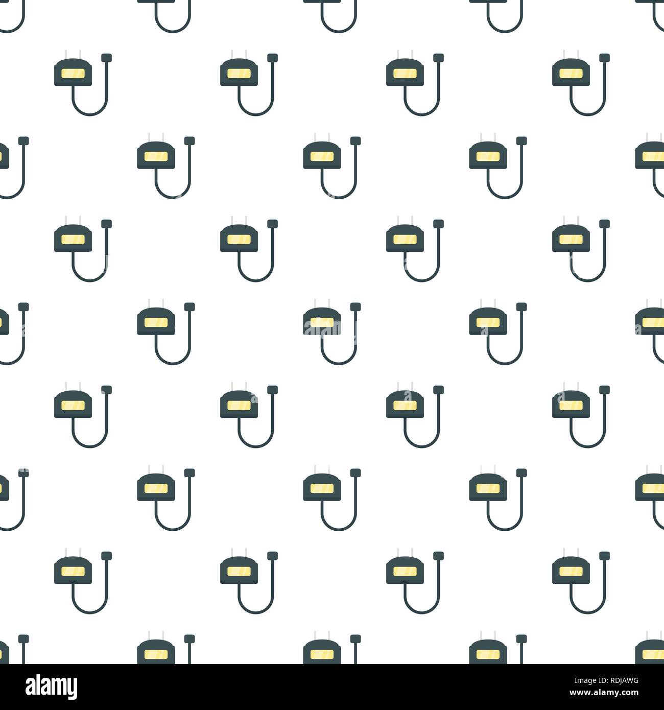 Charge vape set pattern seamless vector repeat for any web design Stock Vector