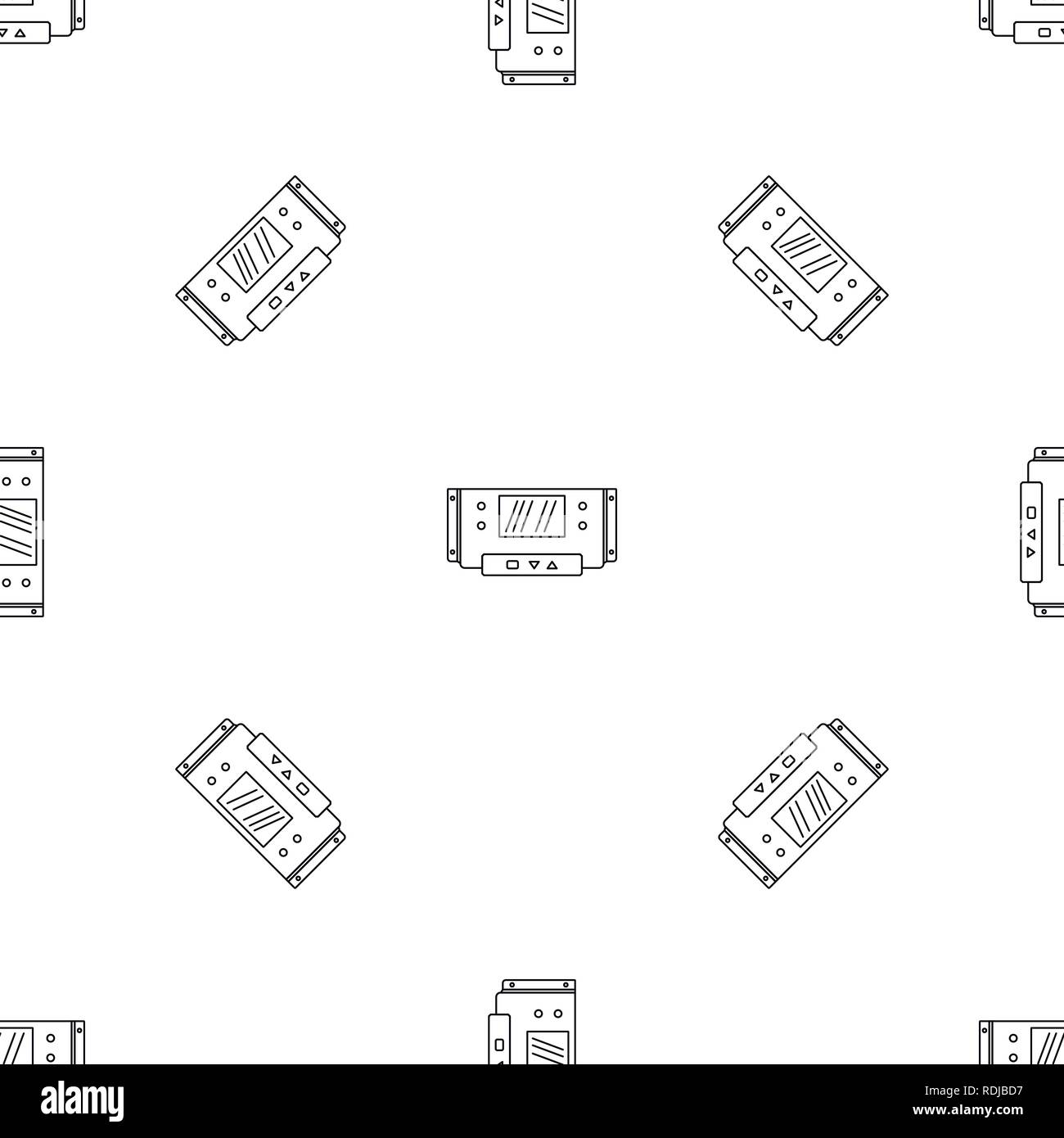 Digital panel icon. Outline illustration of digital panel vector icon ...