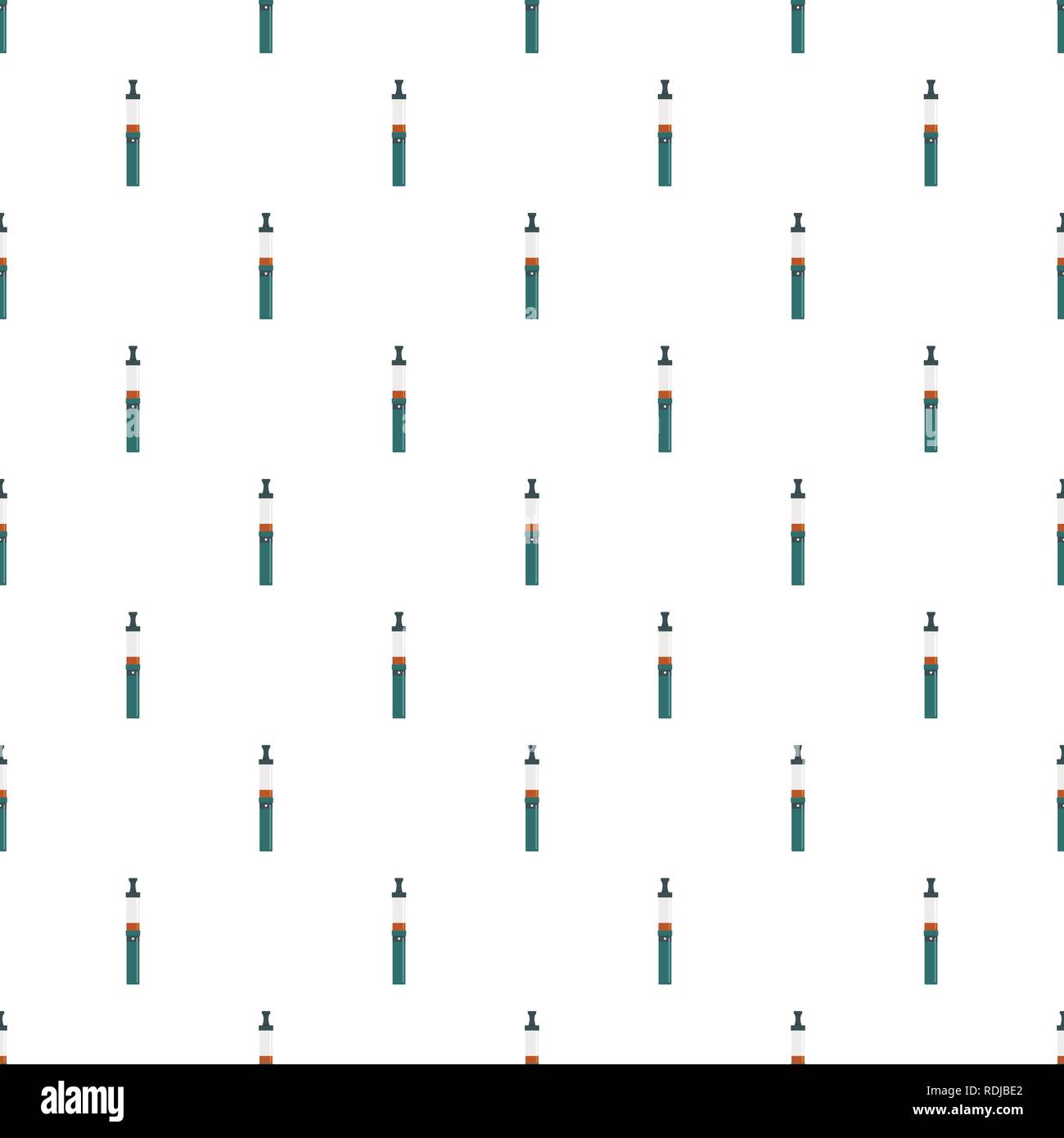 Modern vape pen pattern seamless vector repeat for any web design Stock Vector