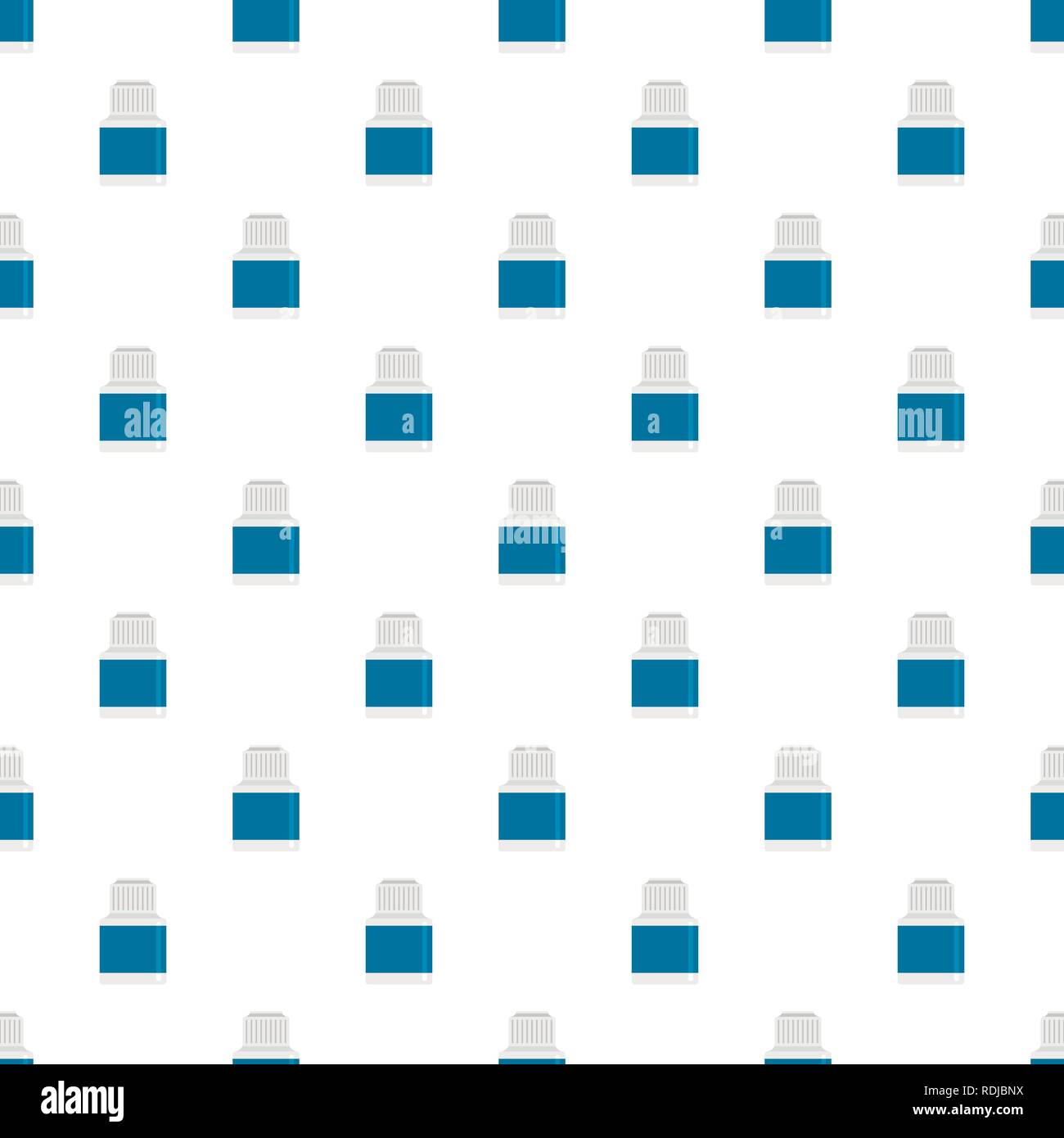 Vaping liquid bottle pattern seamless vector repeat for any web design Stock Vector