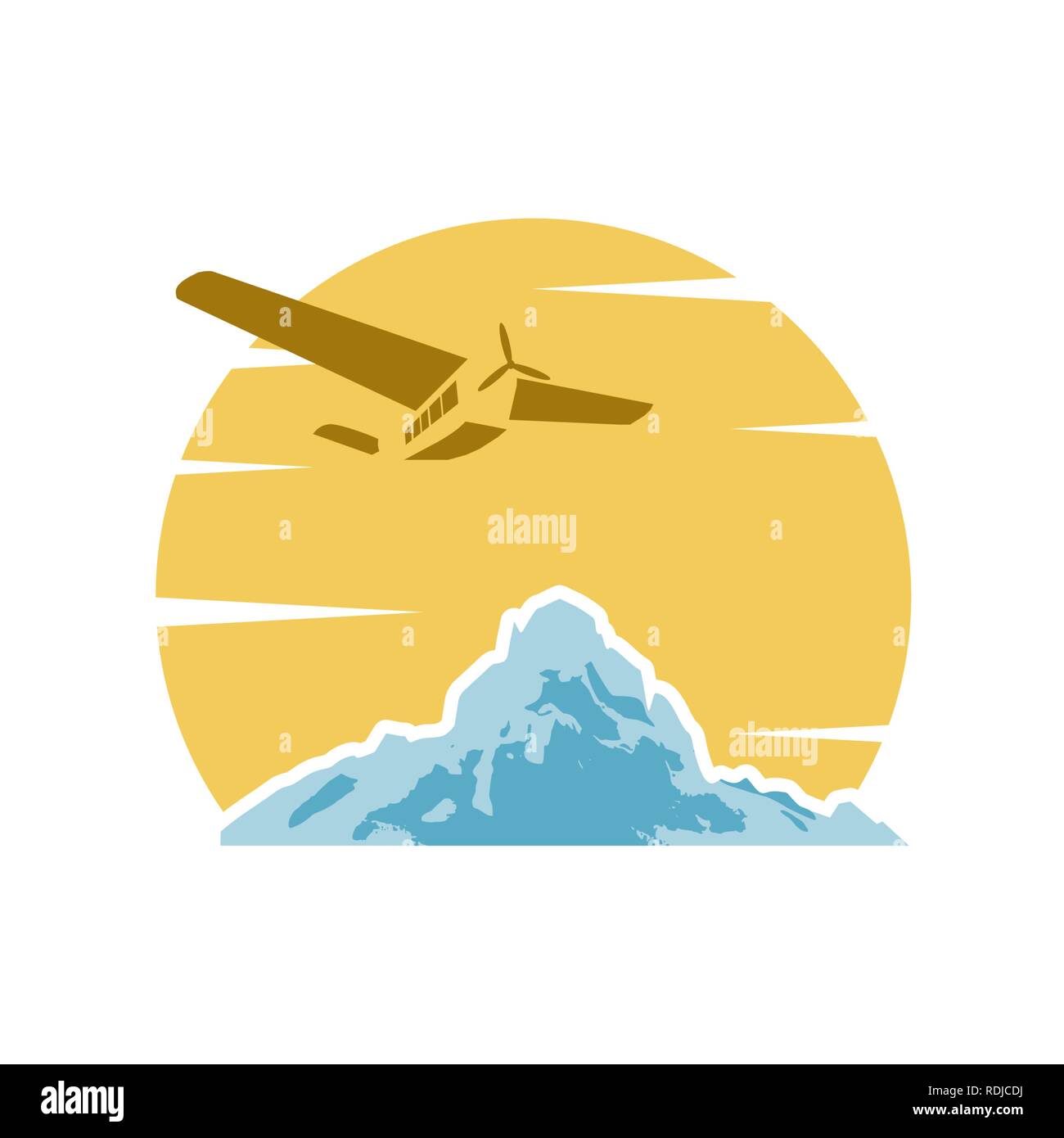 Mountain emblem design Stock Vector Image & Art - Alamy