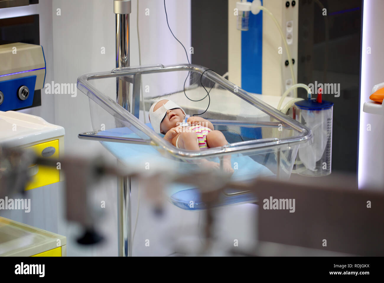 Infant dummy baby Stock Photo