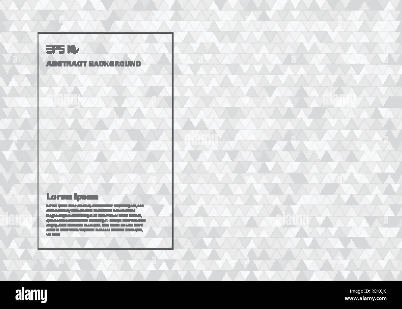 Abstract white geometric hipster triangles pattern background and ...