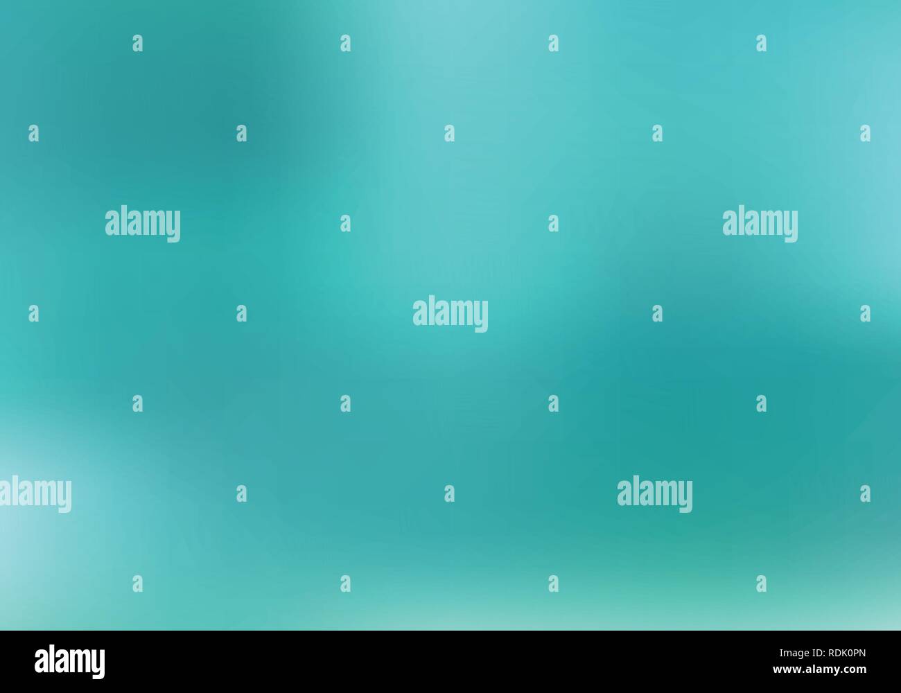 Abstract blurred gradient turquoise background. Deep water nature ...