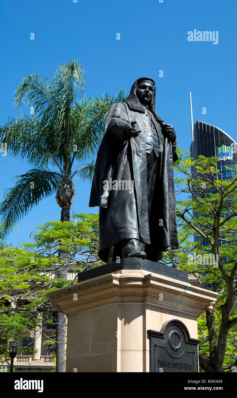 Thomas Joseph Ryan statue, Queens Gardens, Brisbane, Queensland