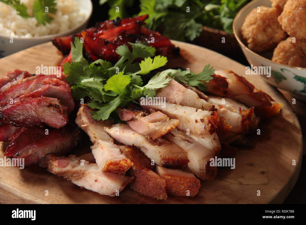 Hong Kong Roast Meal Stock Photo