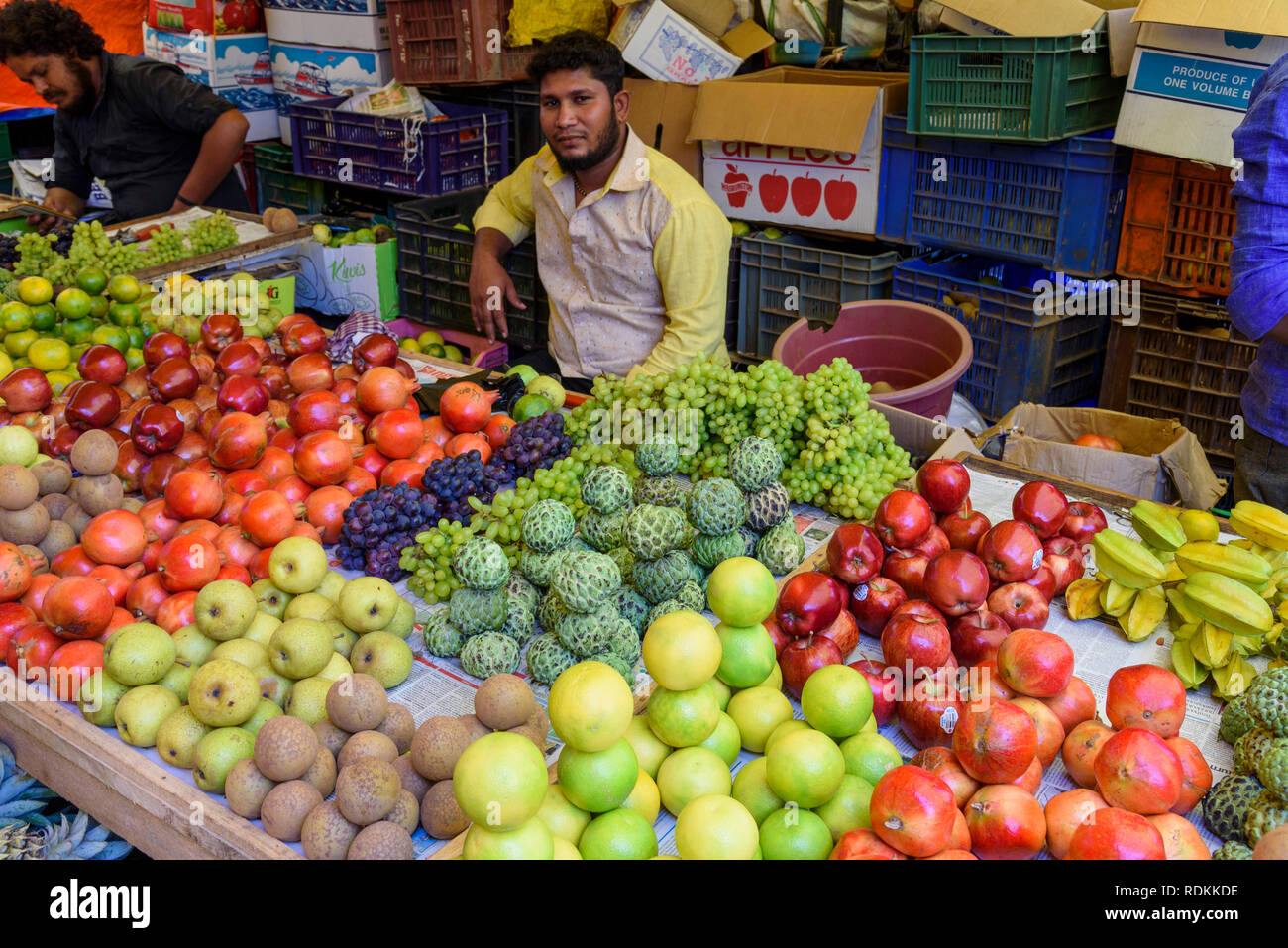 Fruit stall, Krishnarajendra market, Banaglore, Bengaluru, Karnataka