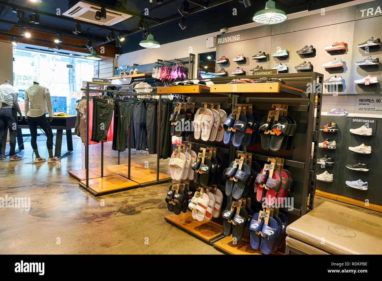 SEOUL, SOUTH KOREA - CIRCA MAY, 2017: inside Nike store in Seoul Stock  Photo - Alamy