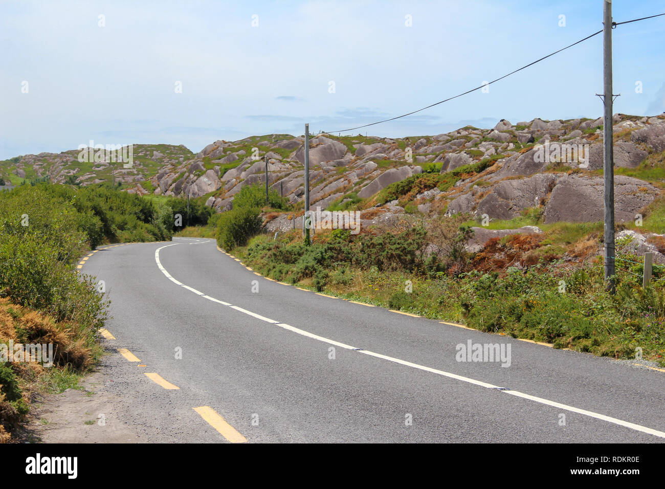 Nature at the Ring of Kerry, Ireland Stock Photo