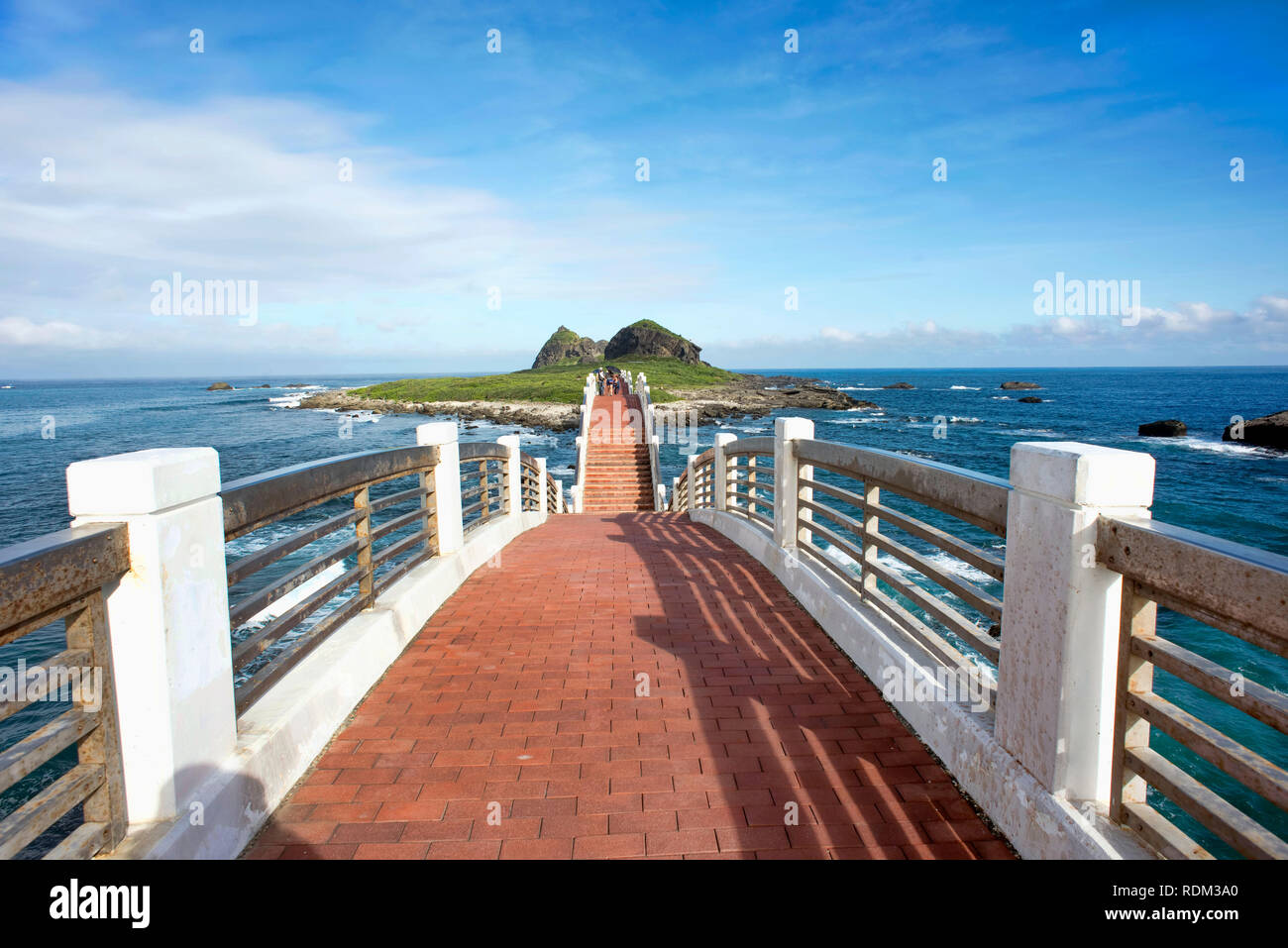 Sanxiantai Dragon Bridge located in Taitung,Taiwan. Sanxiantai means platform of the three immortals. Stock Photo