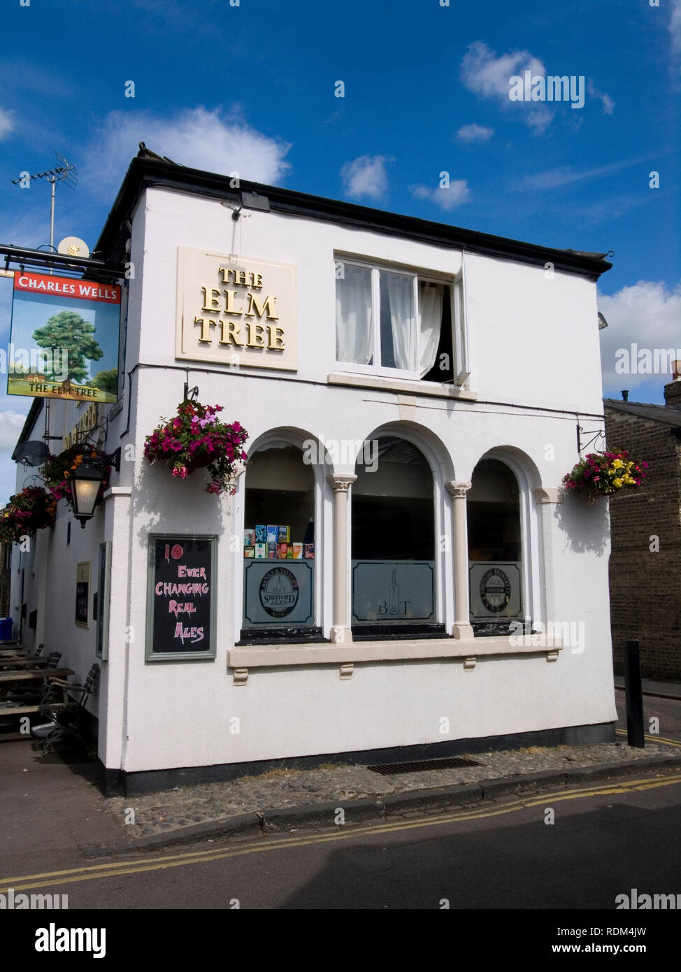 The Elm Tree Pub, Cambridge Stock Photo Alamy