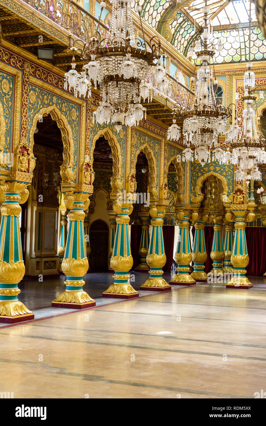 Private Durbar Hall Mysore Palace Mysuru Karnataka India