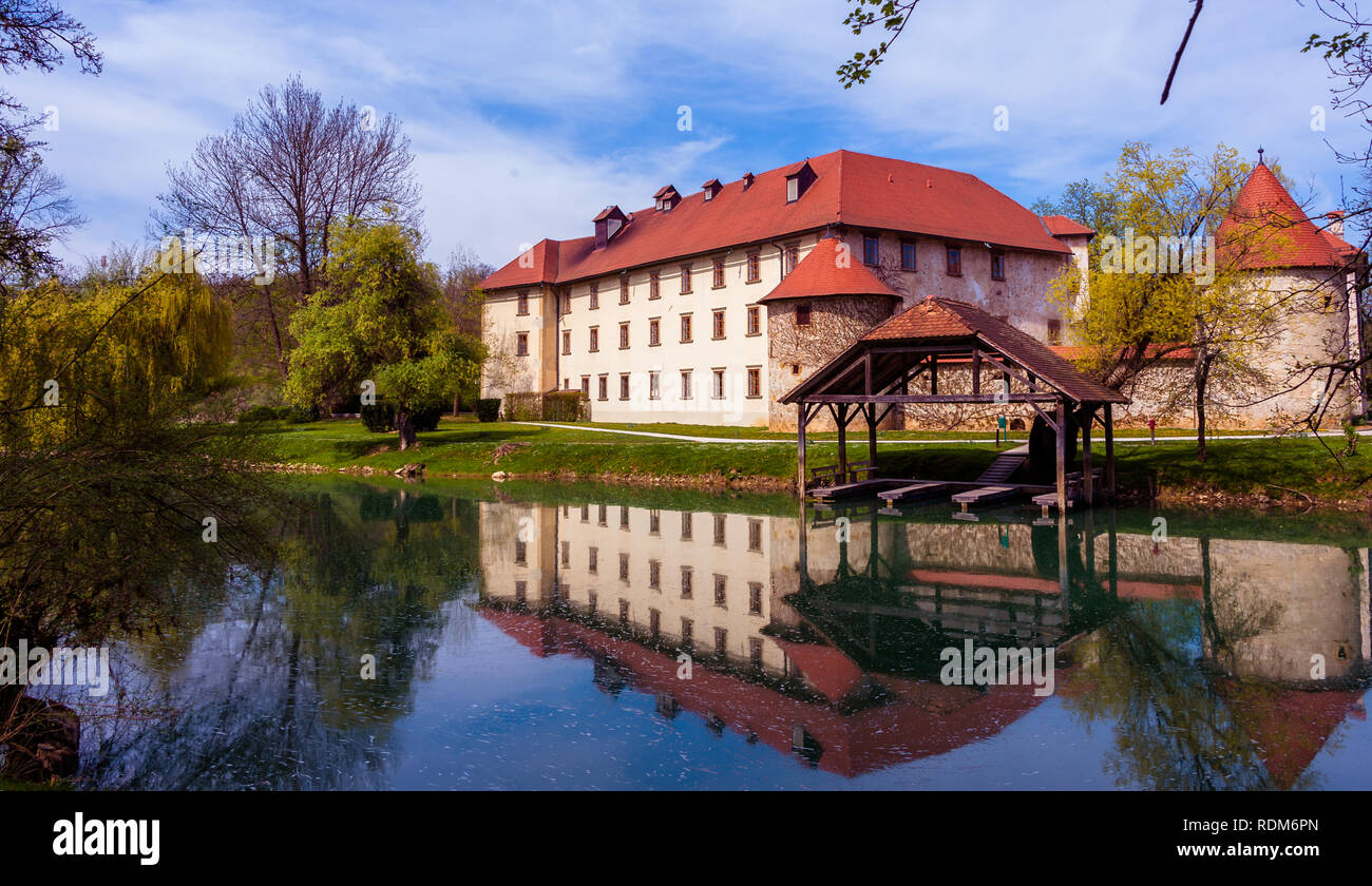 Castle Otocec, Slovenia Stock Photo