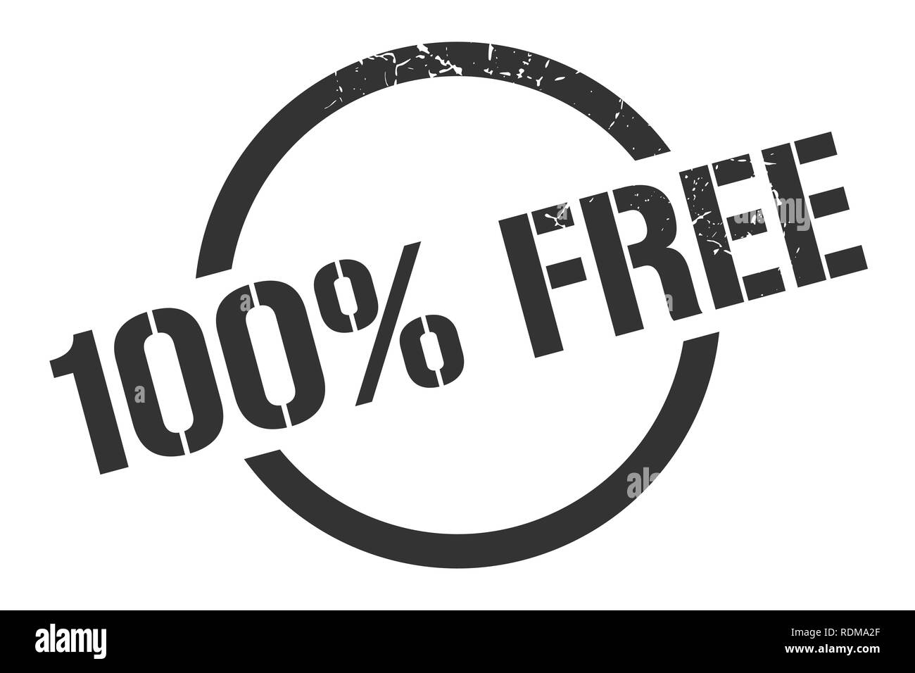 100% free black round stamp Stock Vector Image & Art - Alamy